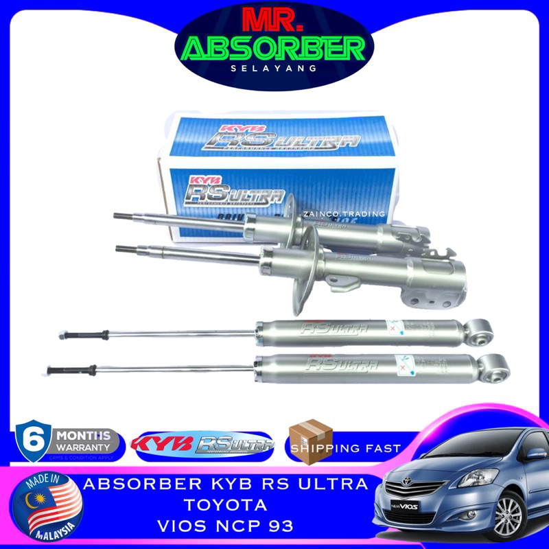 TOYOTA VIOS NCP 93 / TOYOTA VIOS NCP 150 ABSORBER KYB RS ULTRA ...