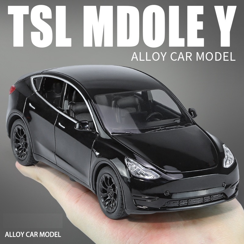 TESLA Model Y SUV Car Diecast Car Scale 1:32 Tesla Collection Car Fully ...