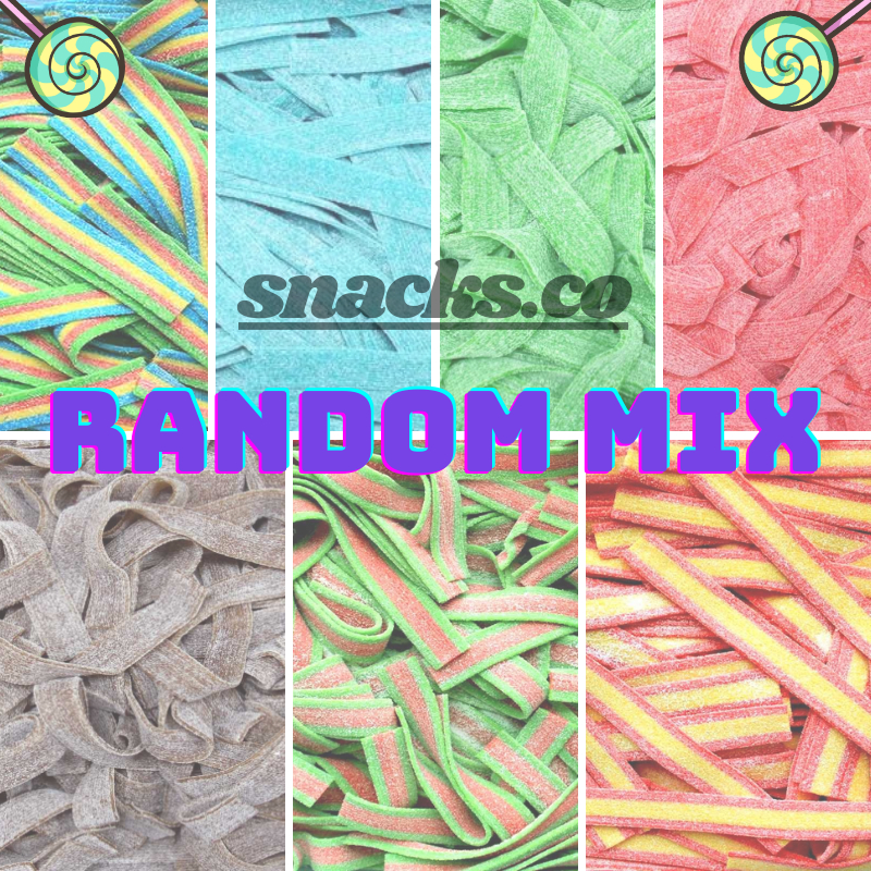 Bebeto Tutti Fruitti Rainbow Mix Sour Belts Repack Masam Giler (HALAL ...