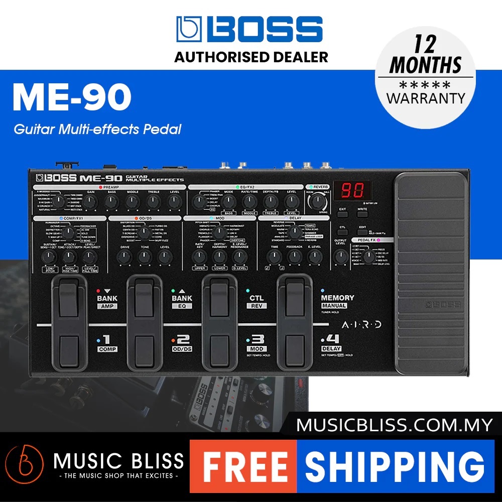 Boss ME-90 Guitar Multi-effects Pedal (ME90) | Shopee Malaysia