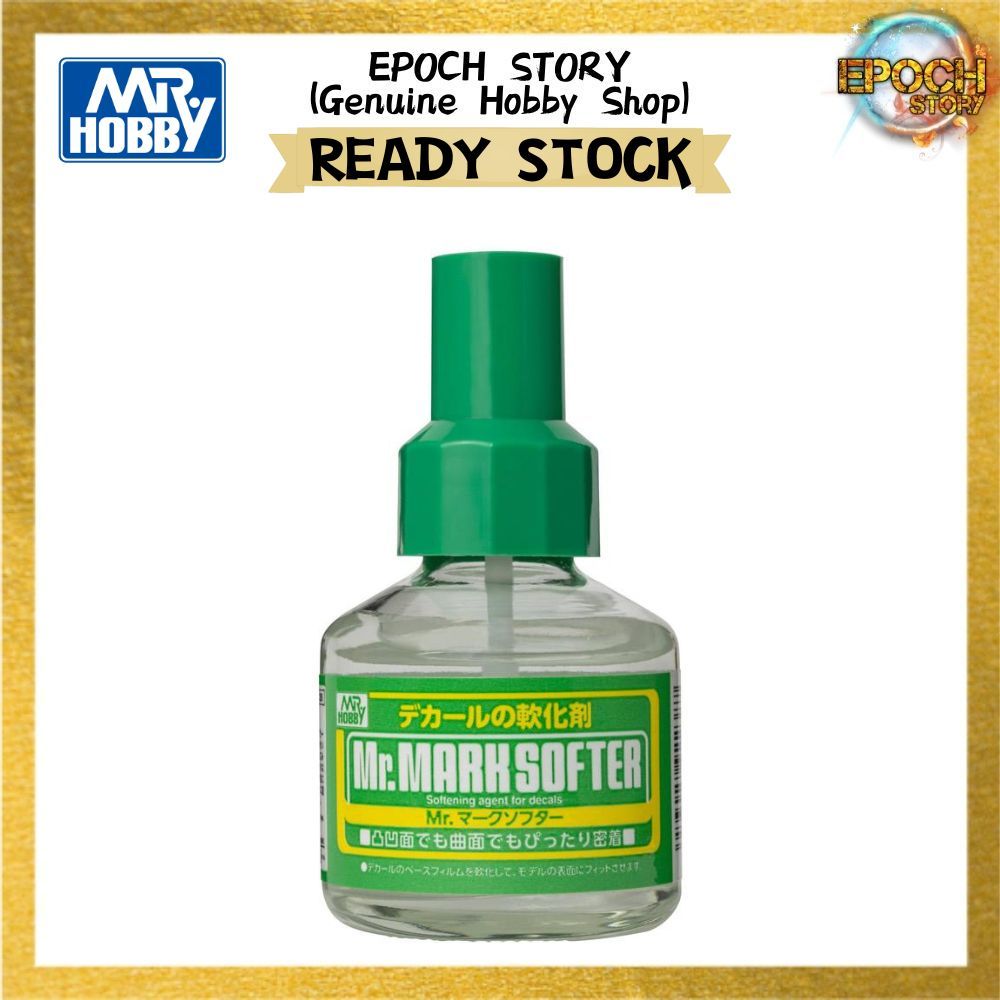 thumbnail image 2 of Mr. Hobby MS231 Mr. Mark Softer – 40ml Decal Setting Solution, US Fast Shipping 2 of 6
