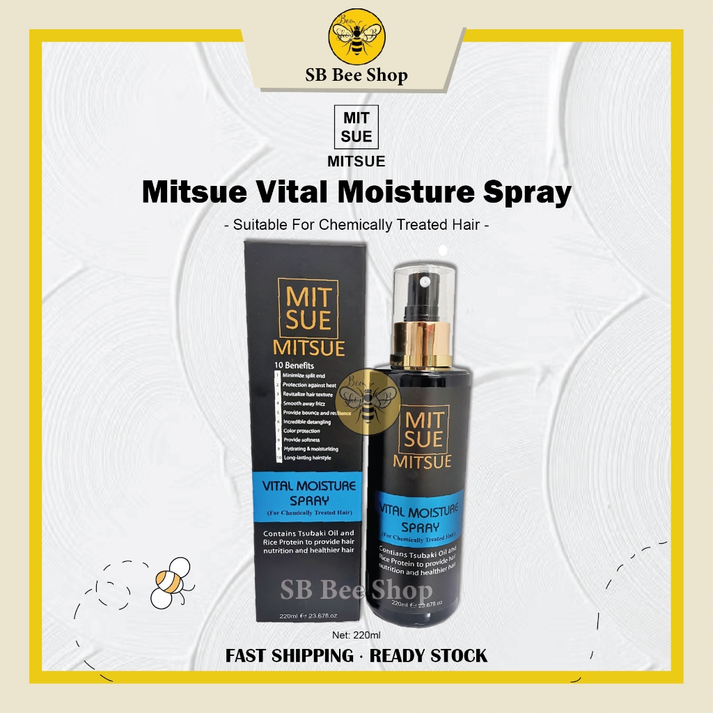 Mitsue Vital Moisture Spray 220ml 滋润护发霜 | Shopee Malaysia