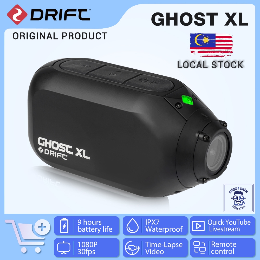 Drift Ghost XL Biker Cam Mountain Bike Cycling Camera Full Accessories ...