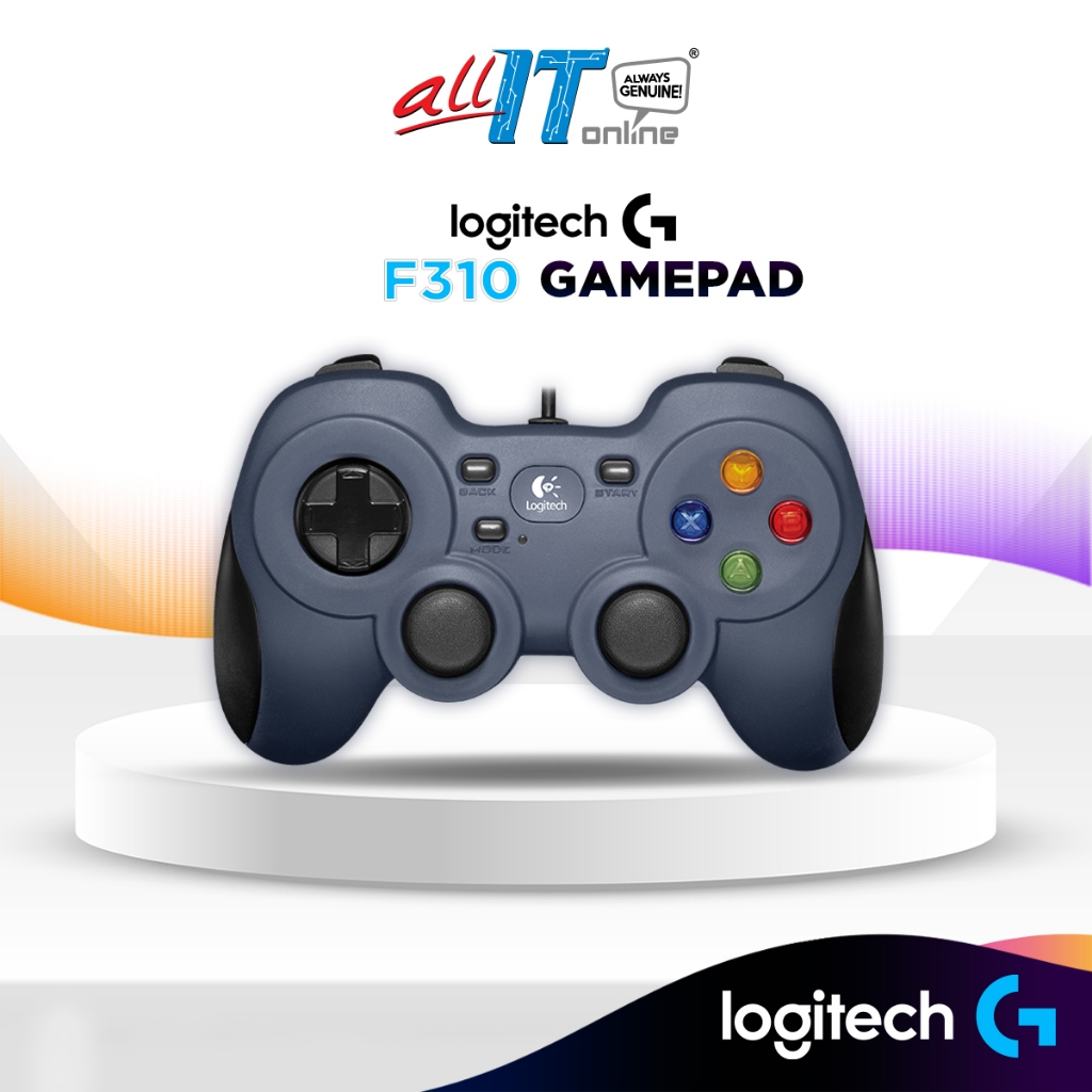 Logitech F310 Wired Gamepad Controller Console Like Layout 4 Switch D ...