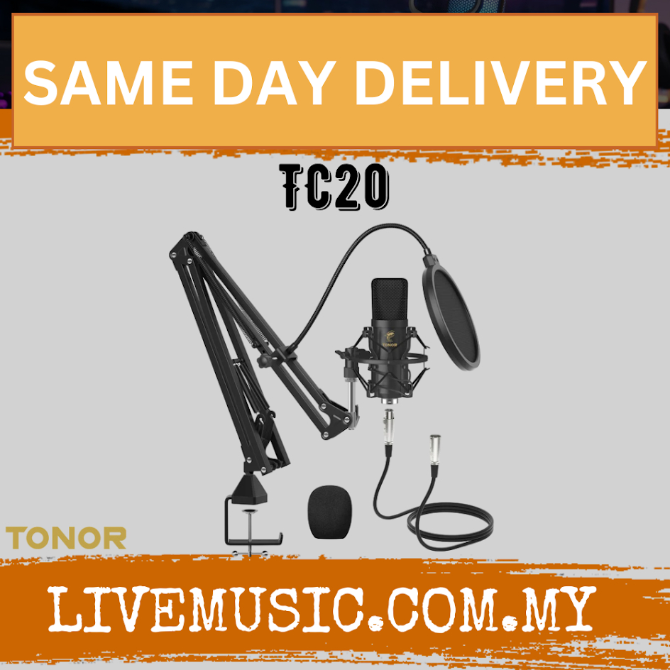 TONOR TC20 XLR Condenser Microphone Kit ( TC 20 / TC20 ) Shopee Malaysia
