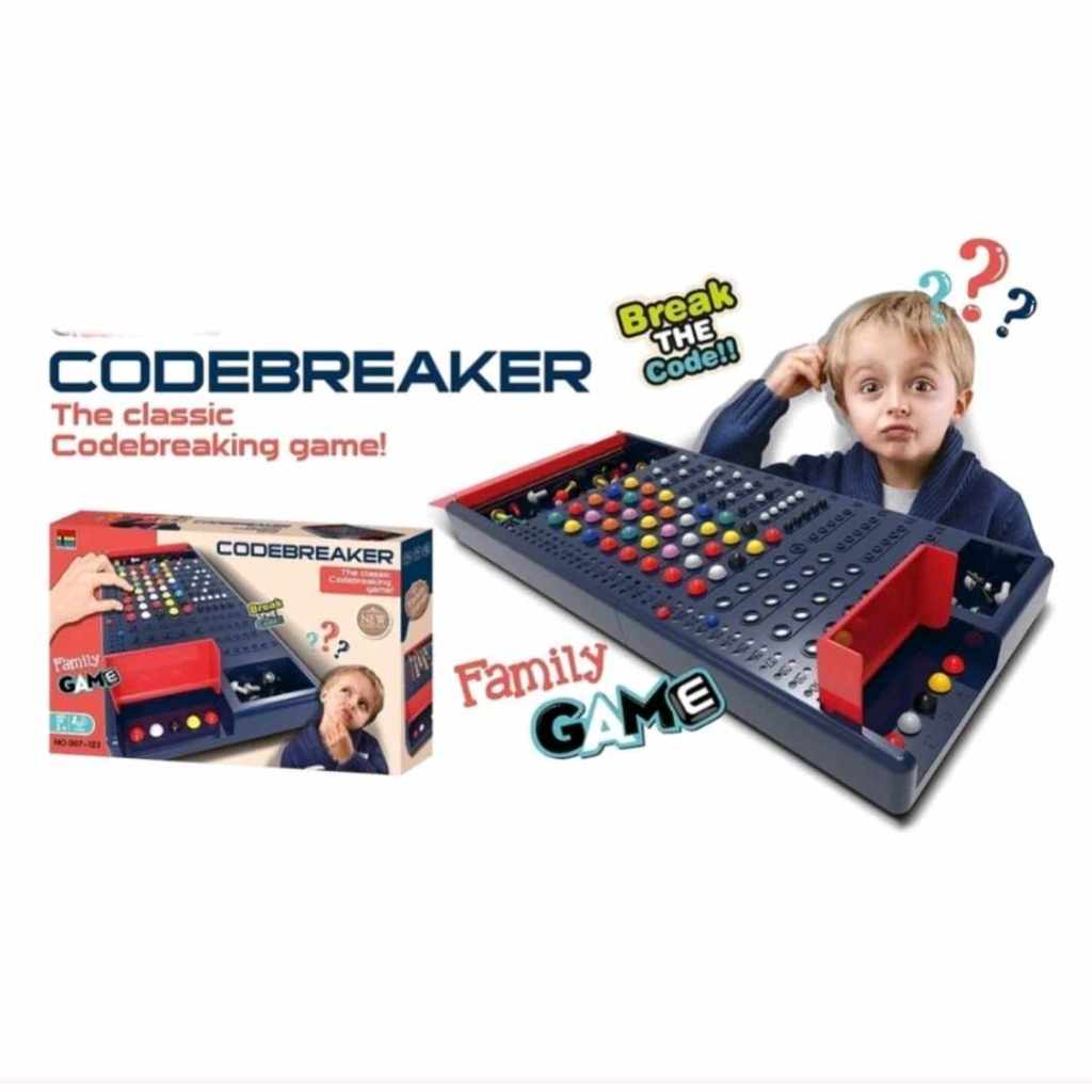 Ready Stock-Code Breaking Mastermind Family Boardgame Toy Mainan Pecah ...