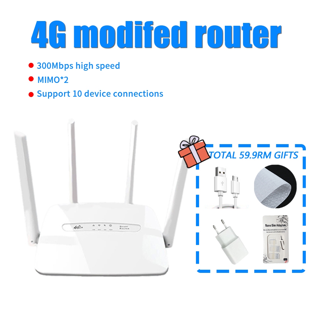 🎟️88% DISCOUNT MIN.SPEND 80RM🎟️C300 4G LTE SIMCAD MODEM,MOD ROUTER ...