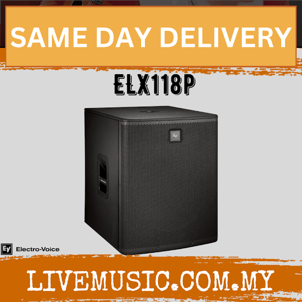 EV Electro-Voice ELX118P 700W 18" Powered Subwoofer ( ELX-118P / ELX ...