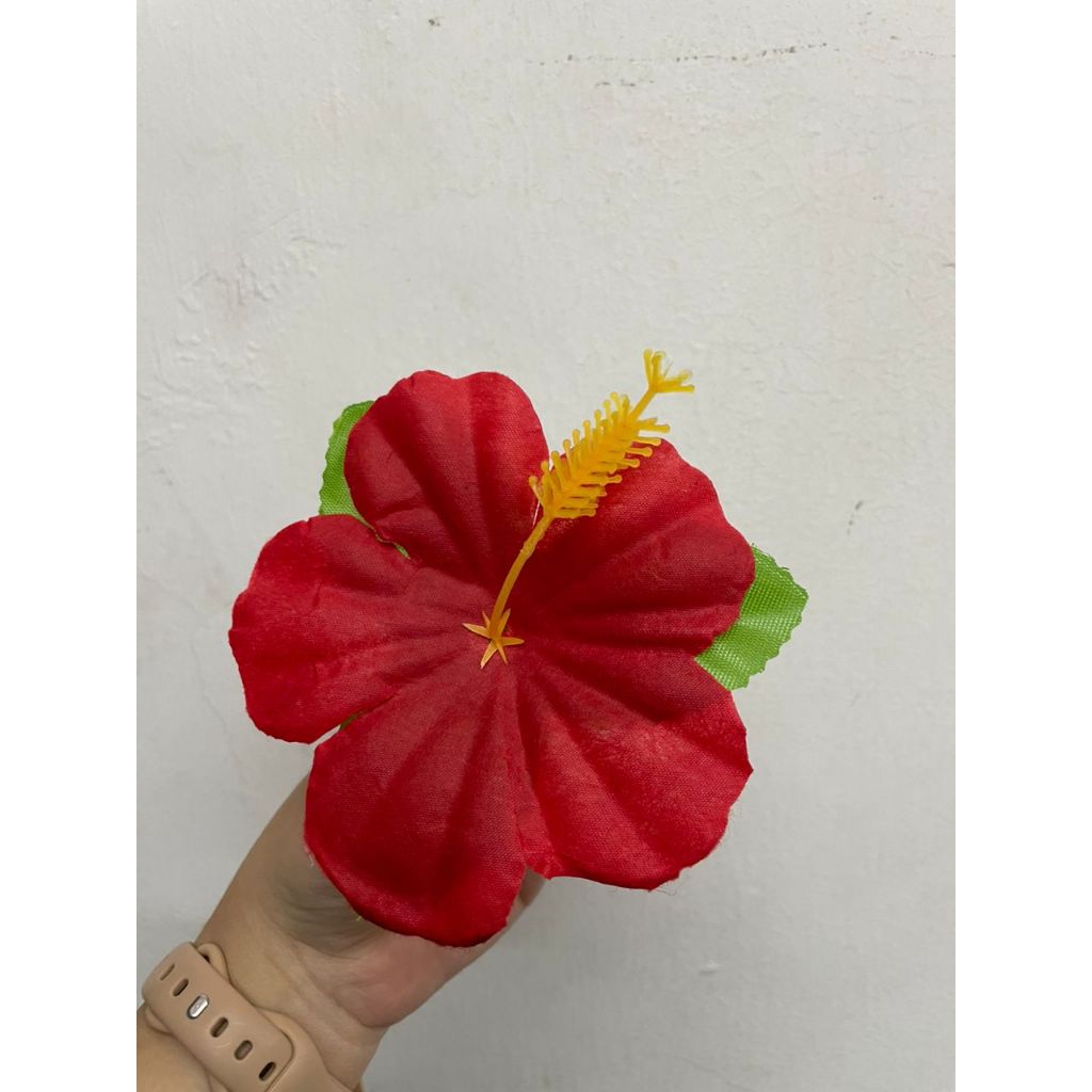 Bunga Raya Artificial Merah/ Bunga Raya Merdeka 10cm x10cm | Shopee ...
