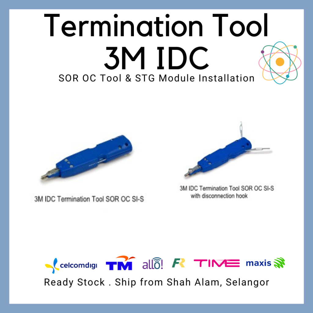 Original Termination Tool 3M SOR OC Tool & STG Module Installation ...