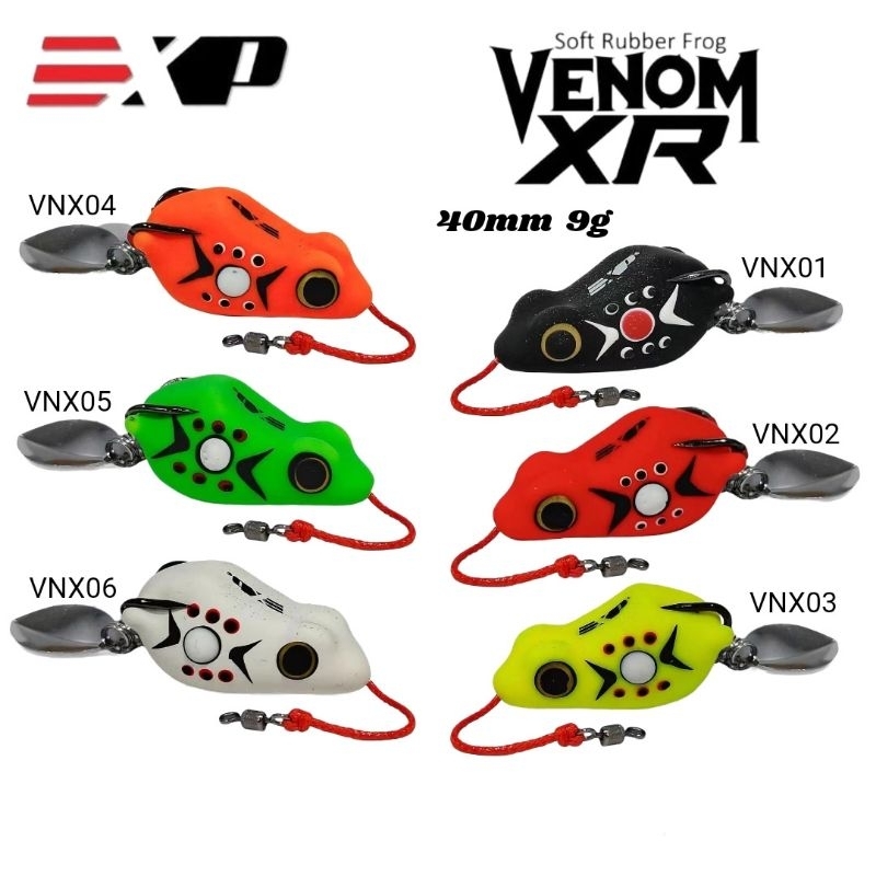 EXP VENOM-XR SOFT RUBBER FROG 40MM/9G | Shopee Malaysia