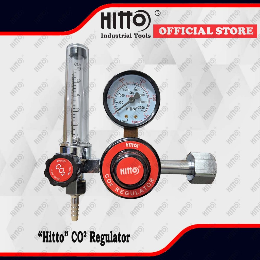 [100%] Hitto CO2 Carbon Dioxide Regulator Flowmeter| MIG TIG Regulator ...