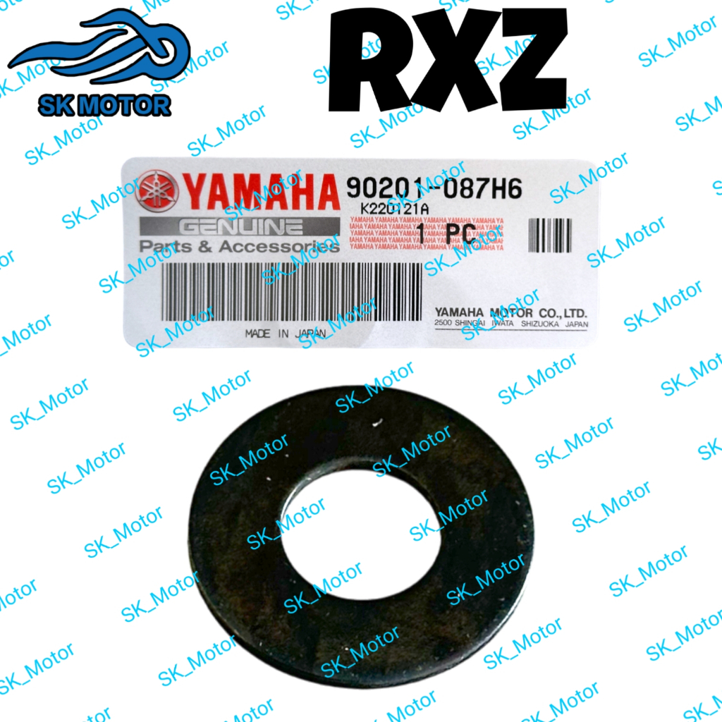 Yamaha RXZ Original Plate Washer Gear RPM Waser 90201-087H6 | Shopee ...
