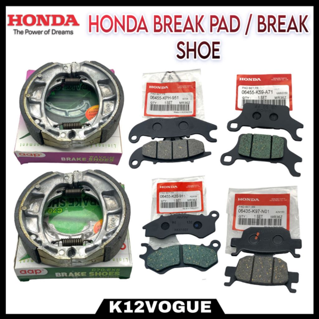 thumbnail image 2 of WSM Honda Front Brake Shoes – 09-2015E, OEM 45151-VMO-771, Fits 200-400 Series 2 of 4