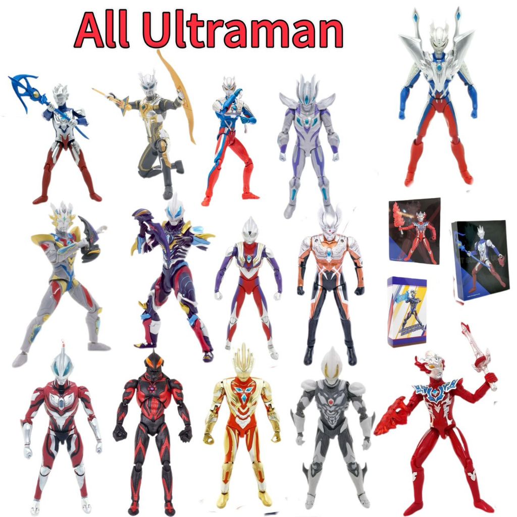 All Ultraman Moveable Joint Flexible Pose SHF Beliarok Shodo Ultra Act ...