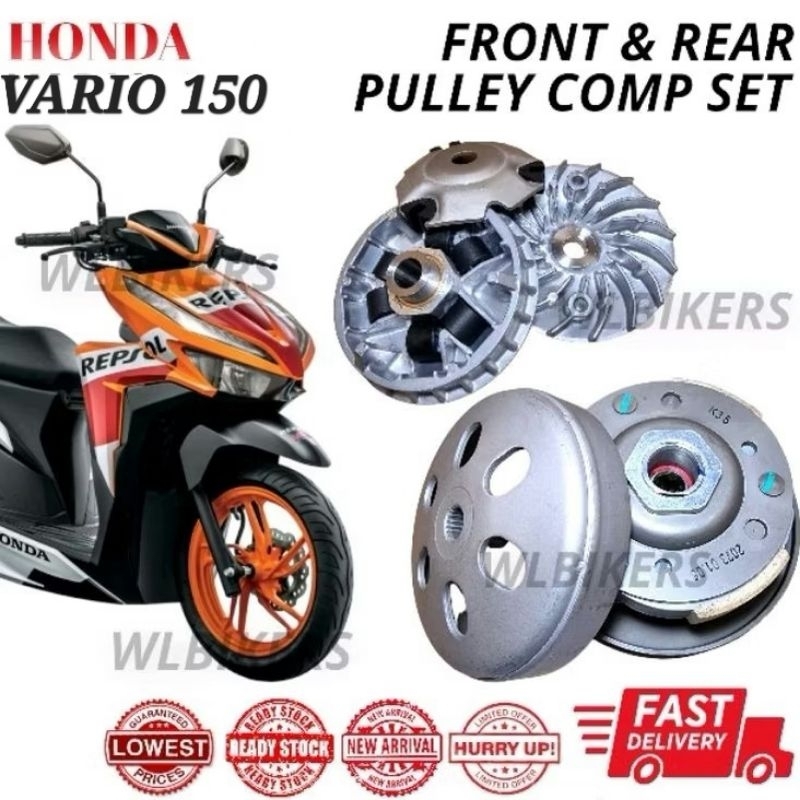 HONDA SCOOTER K35 VARIO VARIO150 BELT PULLEY ROLLER FRONT & REAR SET ...