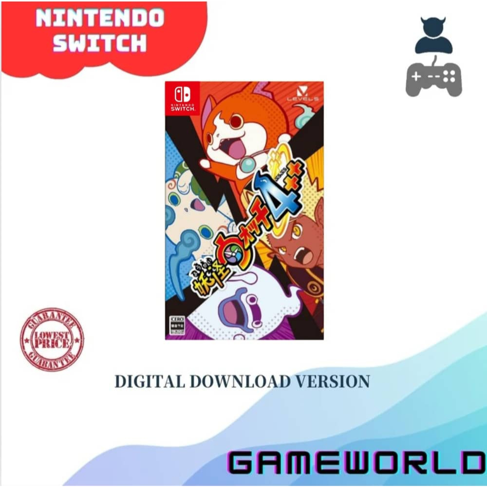 NINTENDO SWITCH Yo kai Watch 4 Digital Download Games Normal Version Shopee Malaysia