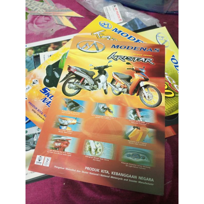 💯 Original brochure modenas kristar | Shopee Malaysia