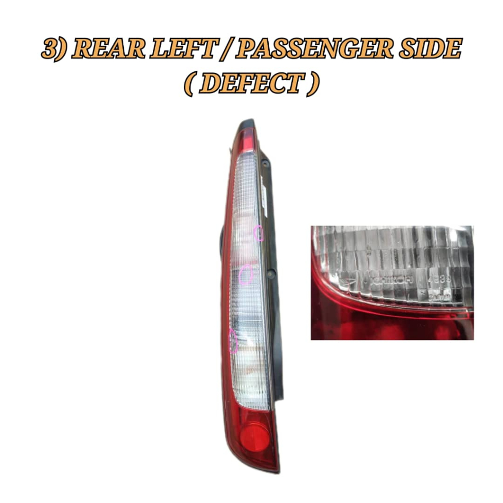 🇯🇵🇯🇵 Tail Lamp / Light / Lampu Belakang Perodua Kenari 0009 Tail Lamp / Light / Lampu Belakang