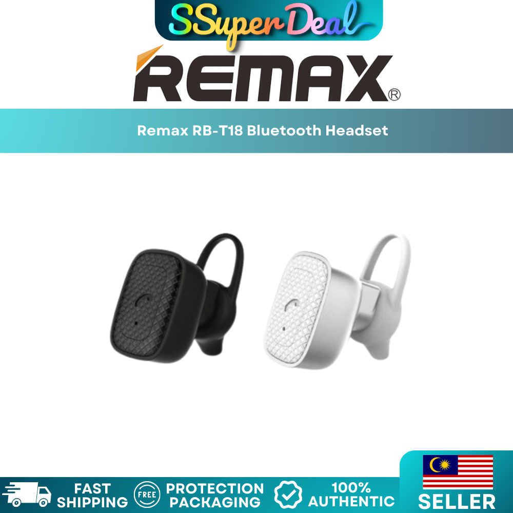 Remax RB-T18 Bluetooth Headset | Shopee Malaysia
