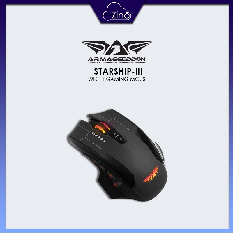 ARMAGGEDDON STARSHIP-III WIRED MOUSE | Shopee Malaysia