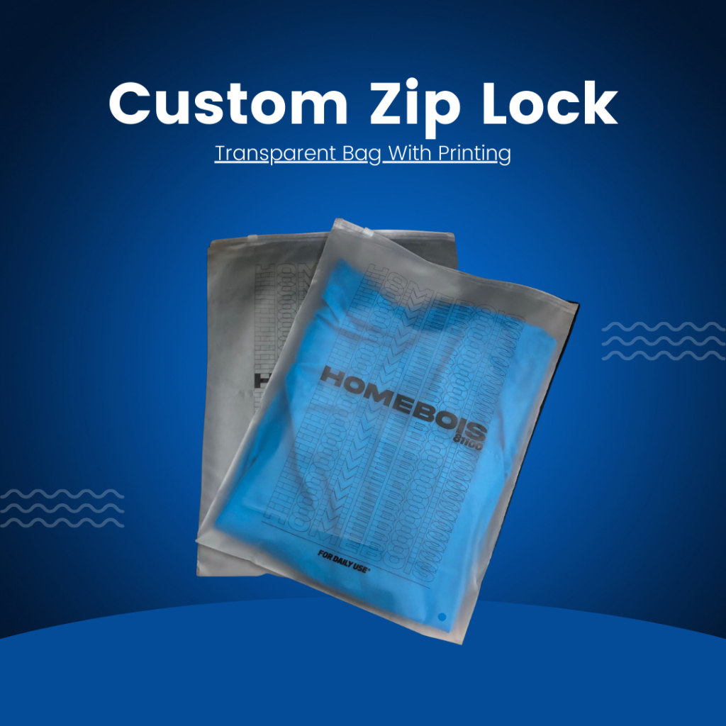 SERVICE CUSTOM ZIP LOCK TRANSPARENT BAG WITH PRINTING ! BEG PLASTIK ZIP ...