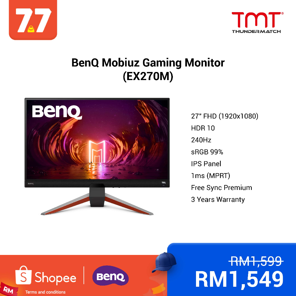 BenQ Mobiuz EX270M Gaming Monitor | 27 