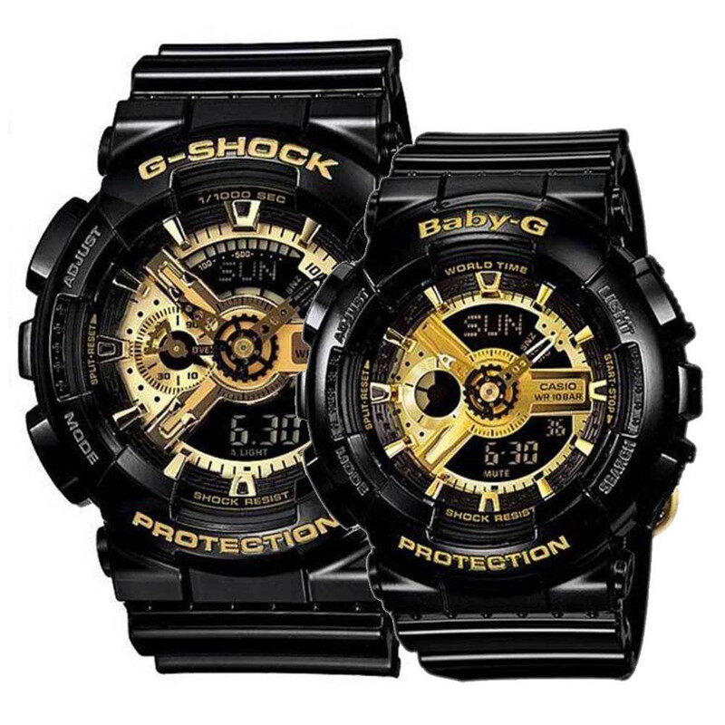 Gold Black CASIO G SHOCK COUPLE Set MODEL DW5600 WATCH DIGITAL MEN FOR WOMEN BUSINESS LIGHT WATERPROOF BOX Shopee Malaysia
