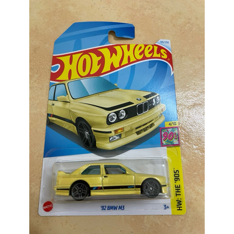 Hot Wheels ‘92 BMW M3_Yellow (Case M 2024) | Shopee Malaysia