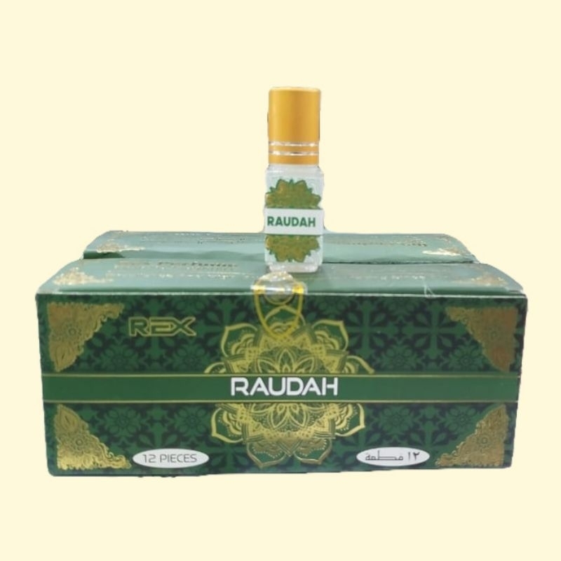 Rex Raudah Minyak Wangi Roll on 4ml Raudah-white oud-Madinah Tahan Lama ...