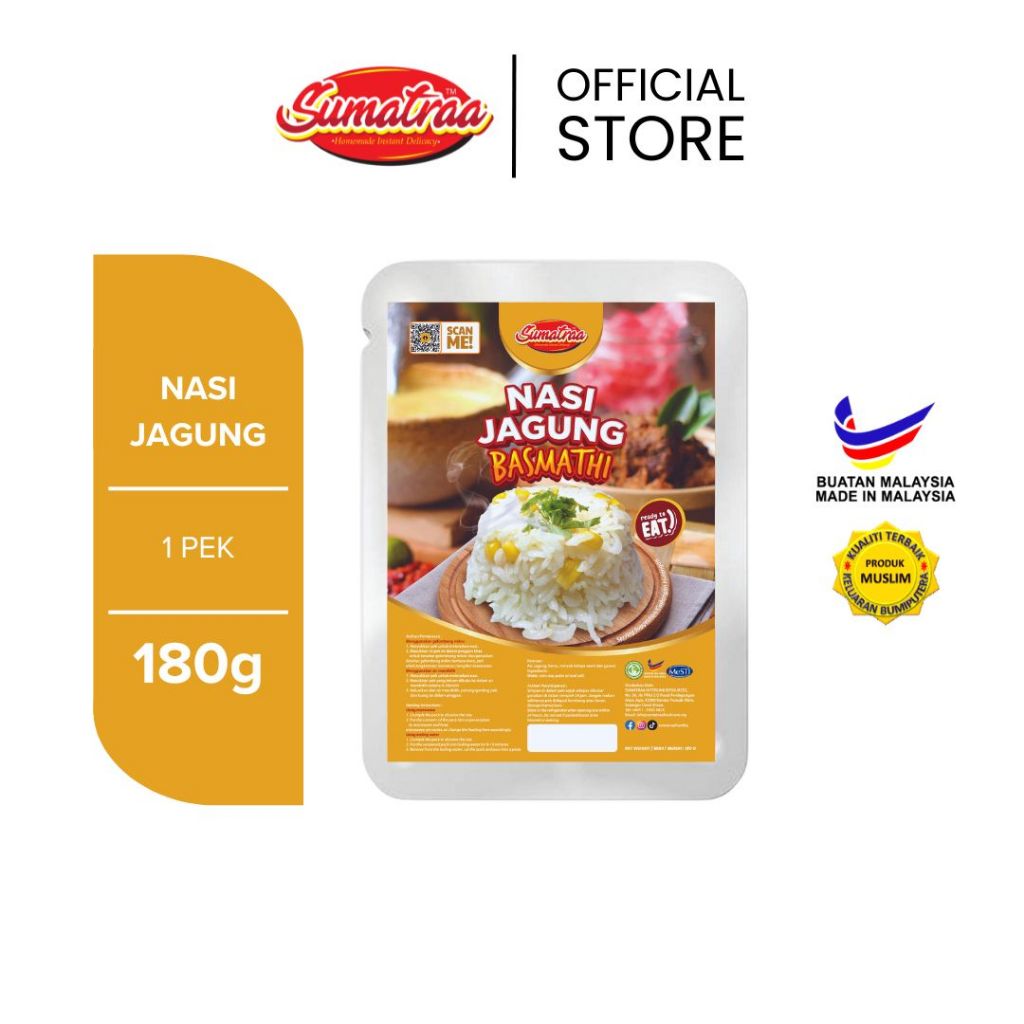 [Nasi Ready-To-Eat] Instant Rice Basmathi 180g Ready-To-Eat, Camping ...