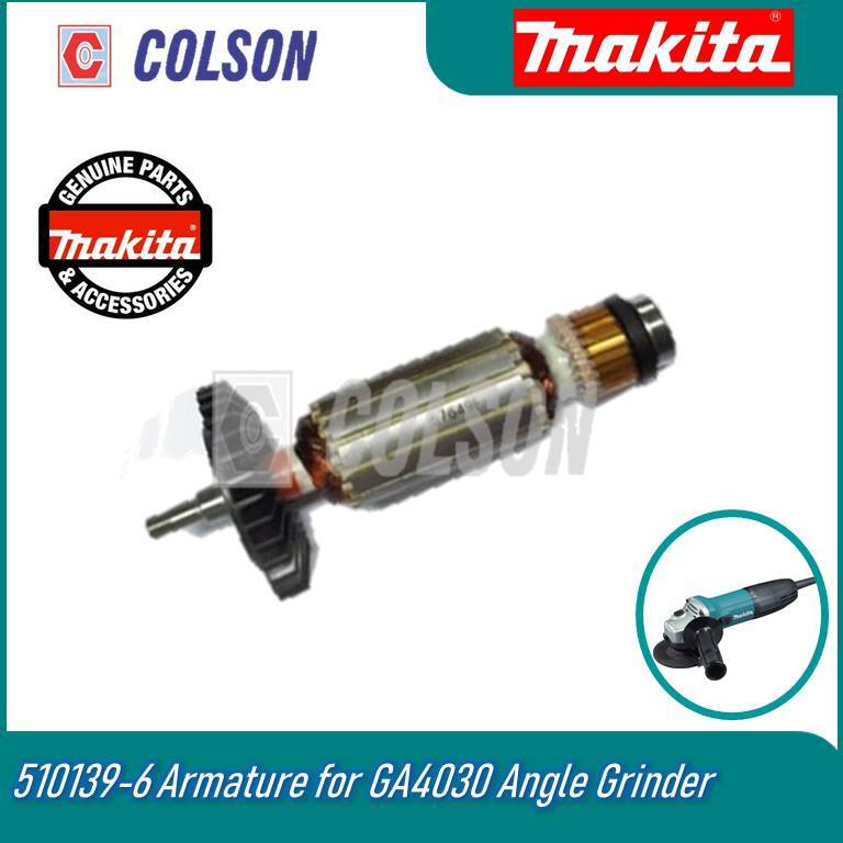 COLSON MAKITA Armature for GA4030 Angle Grinder 510139-6 マキタ | Shopee ...