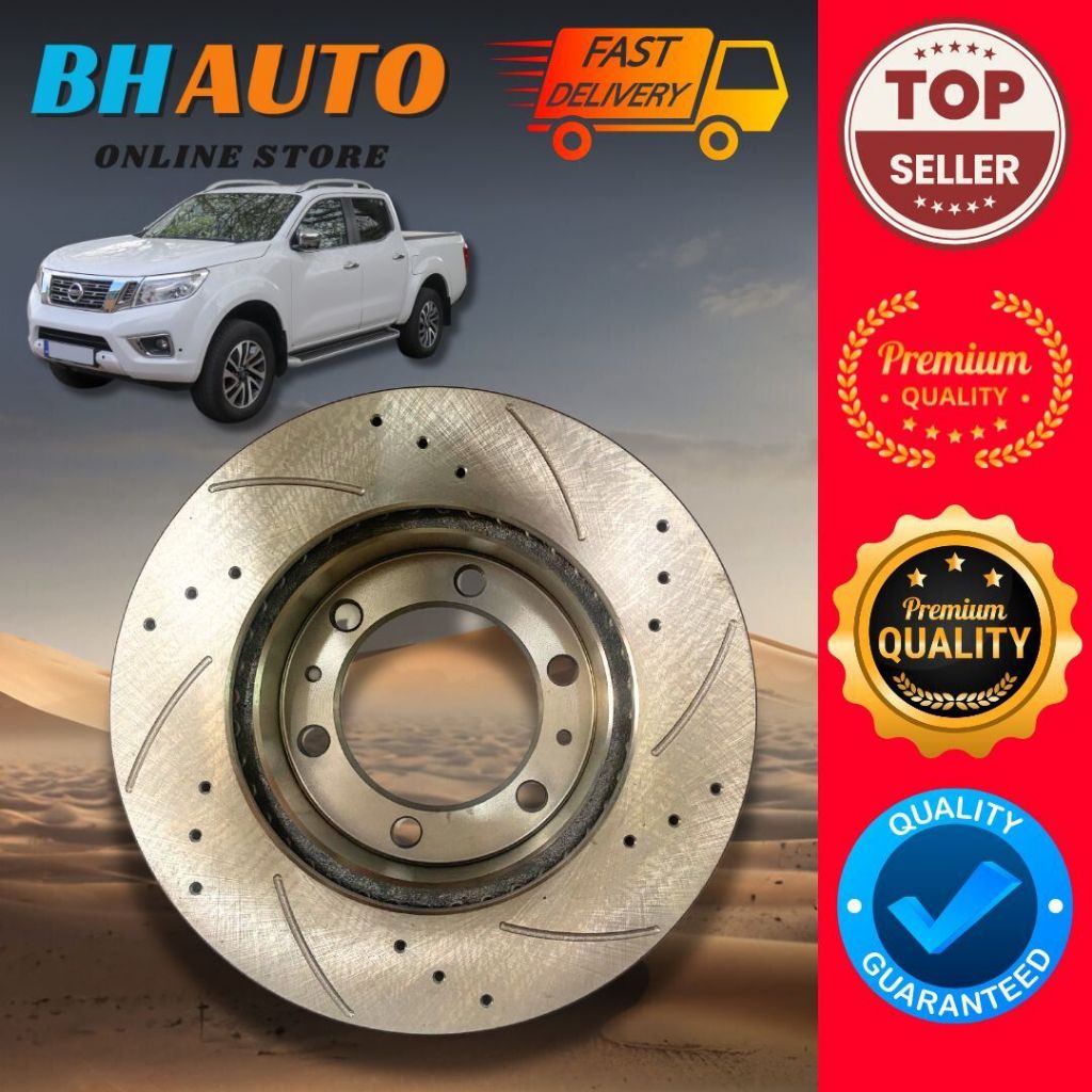 Nissan Navara Disc Rotor Sport with Curve and Hole | Shopee Malaysia