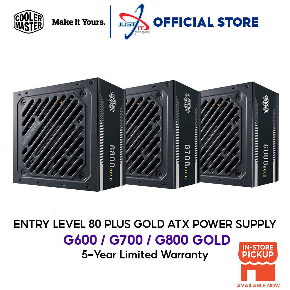 Cooler Master G700 (700W) / G800 (800W) GOLD 700W 80 PLUS GOLD Power ...