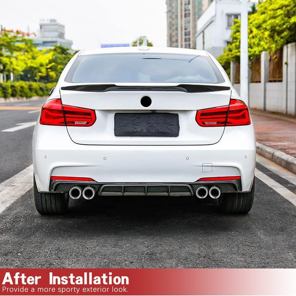 BMW F30 M Sport Rear Bumper Diffuser 316i 318i 320i 325i 330i 3 series ...