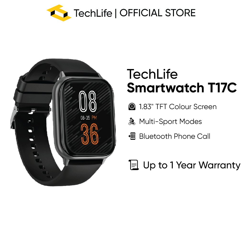 TechLife Smart Watch T17C - 1.83
