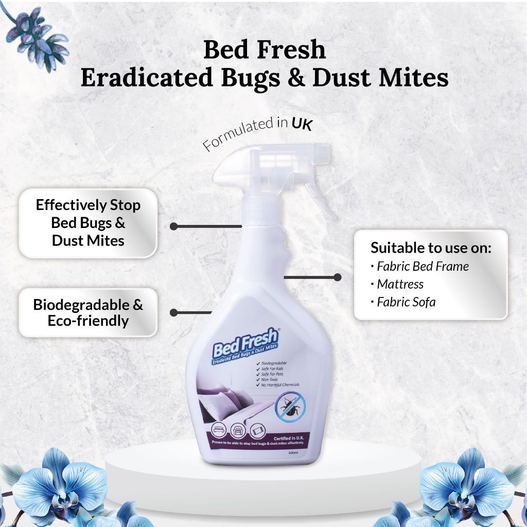 BedFresh Eradicates Bed Bugs & Dust Mites | Biodegradable & Non toxic ...