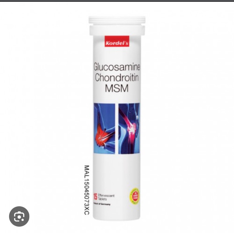 Kordel Glucosamine + Chondroitin + Msm Eff | Joint Health 15's (exp:10/ ...