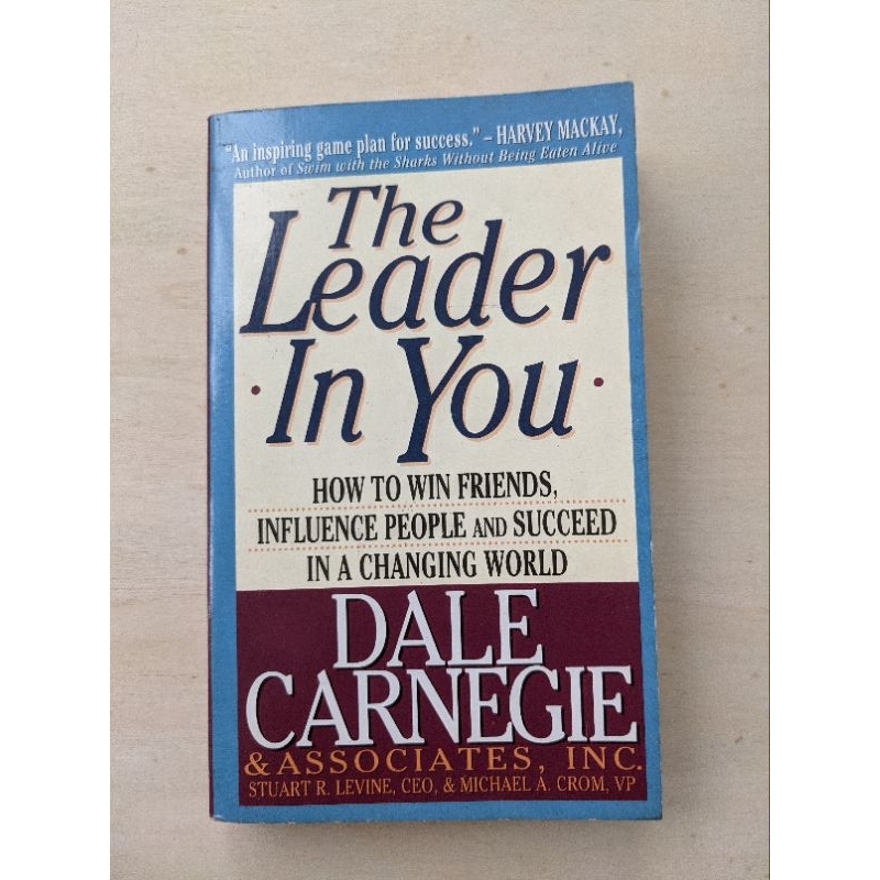 THE LEADER IN YOU HOW TO WIN FRIENDS INFLUENCE PEOPLE AND SUCCEED A CHANGING WORLD DALE CARNEGIE PDF visual data 6
