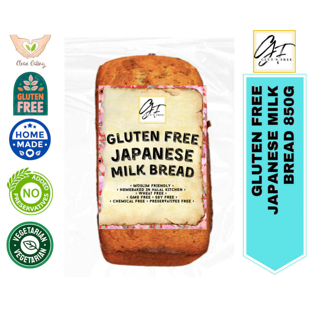 Glut'nFree Japanese Milk Bread (Gluten Free, HALAL, Prevent Bloating