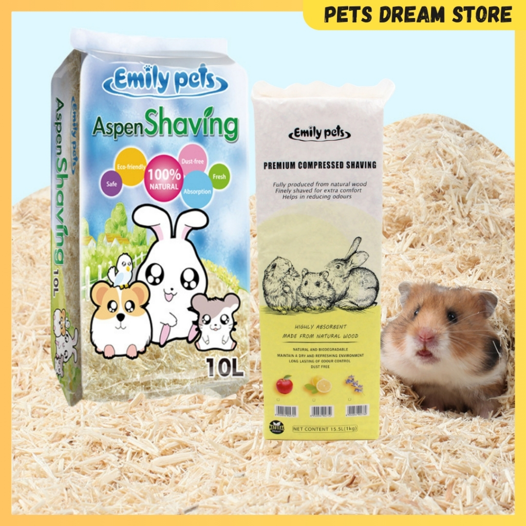 Emily Pets Aspen Wood Shaving Soft wood bedding hamster wood bedding