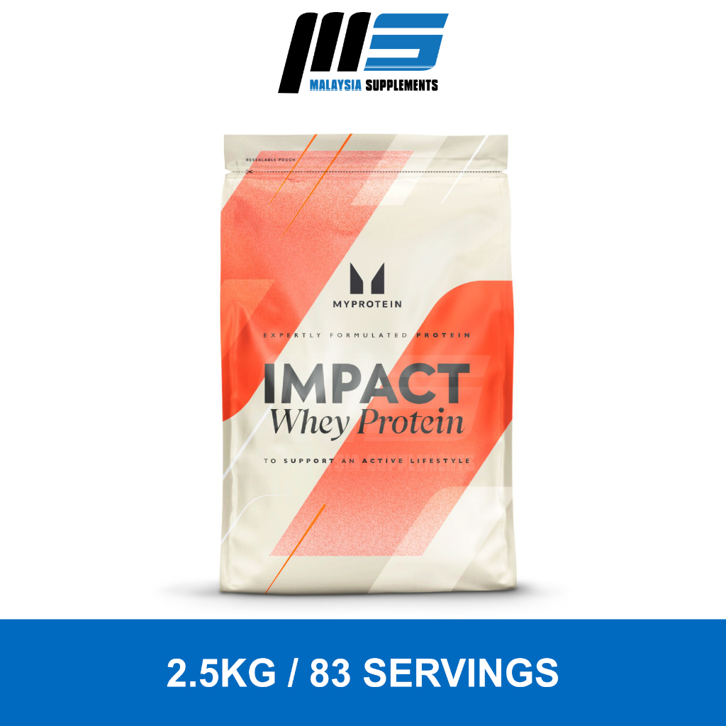 Myprotein Impact Whey (2.5kg / 83 Servings) Whey Protein Powder