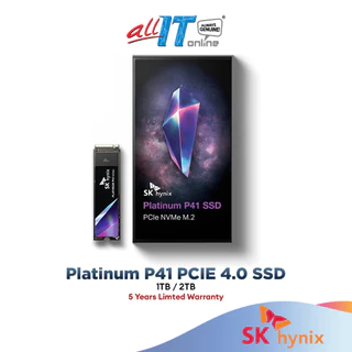 SK Hynix Platinum P41 PCIe 4.0 NVMe Gaming SSD Gen4 M.2 2280 Internal Solid State Drive SSD Up to 7,000MB/S (1TB / 2TB)