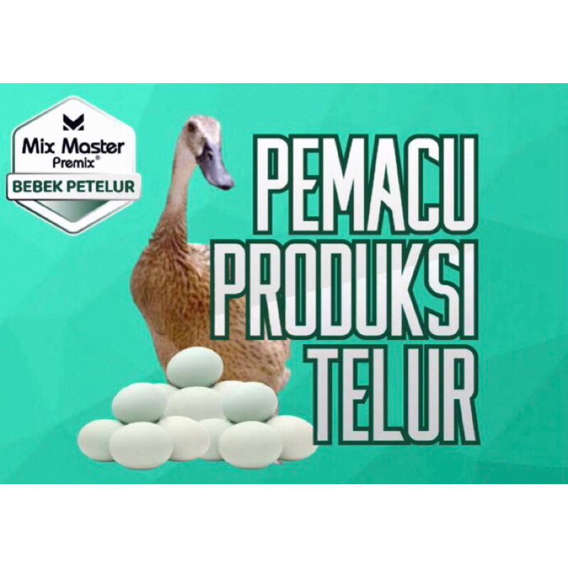 Premix Mix Master Duck Layer Repack 1kg | Shopee Malaysia