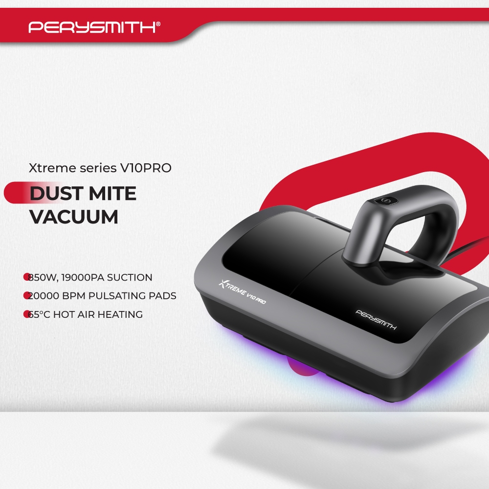 PerySmith Dust Mite Vacuum Cleaner XTREME Series V10 Pro (Dust Mite ...