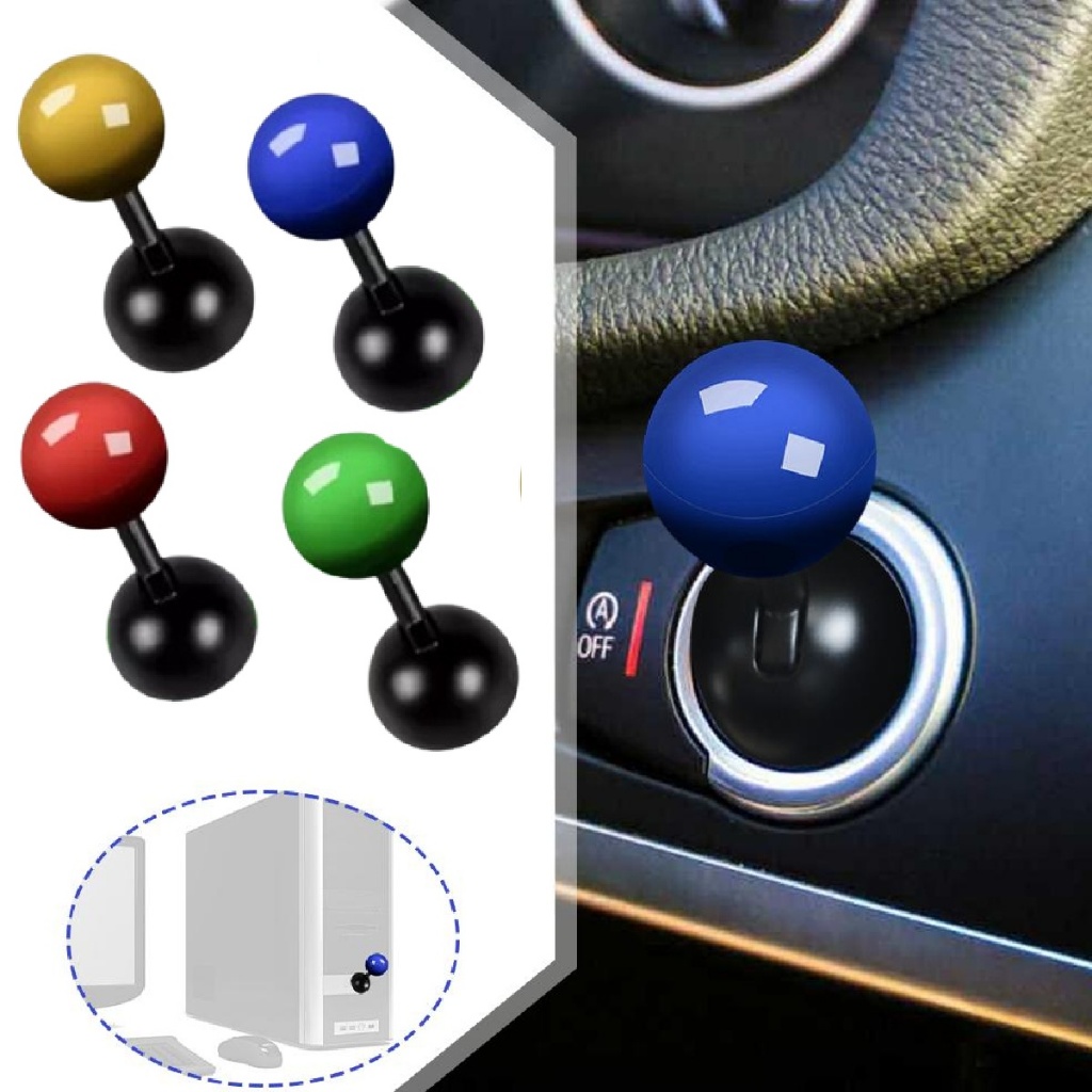 Car One-button Start Lever Ignition Engine Push Button Bar Interior ...