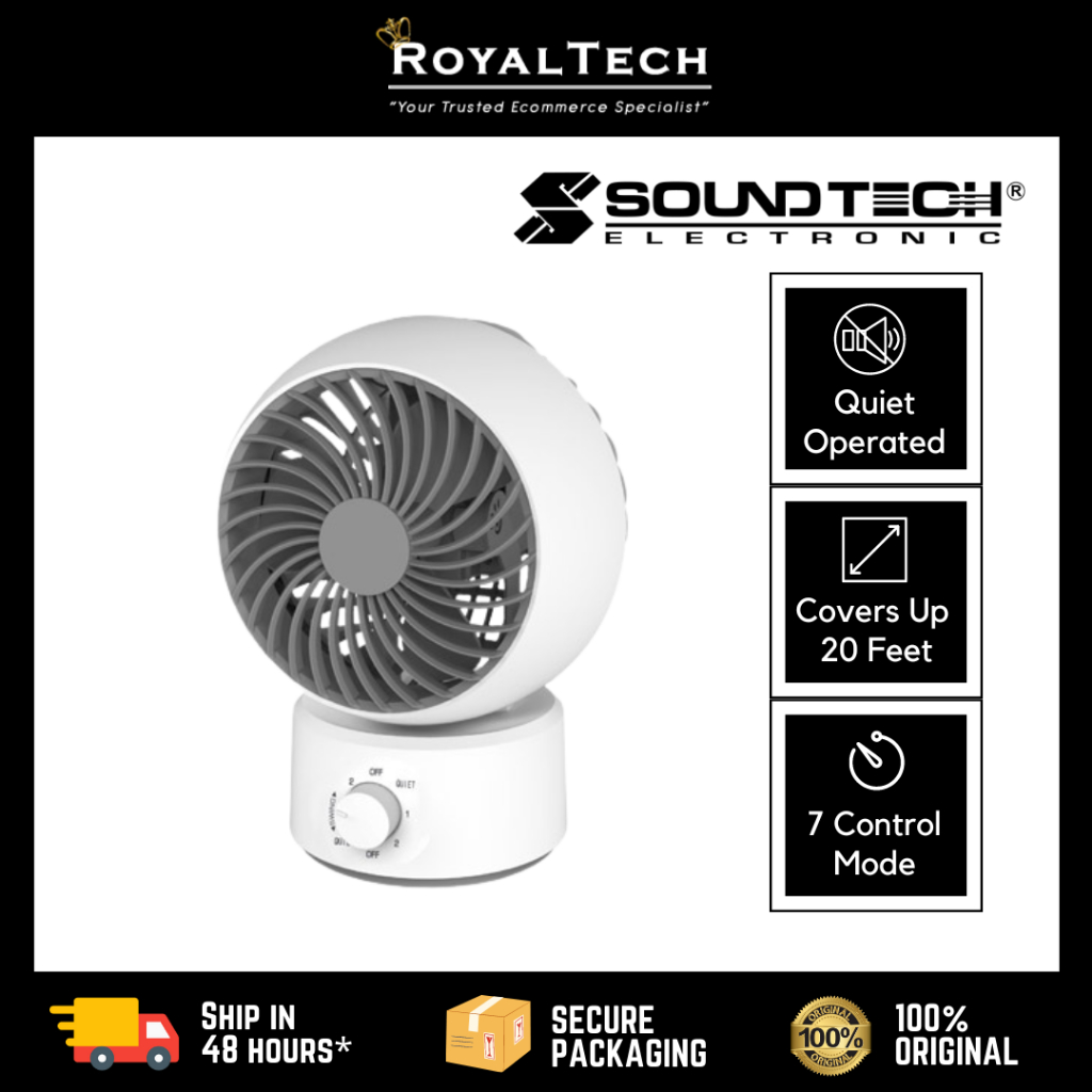 [MALAYSIA WARRANTY] SOUNDTEOH 7 MODE Air Circulation Fan ACF-6 Table ...