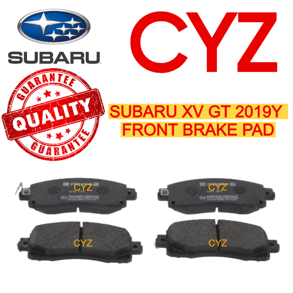 Front / Rear Brake Pad SUBARU XV GT 2.0 2019Y (Subaru Oem) | Shopee ...