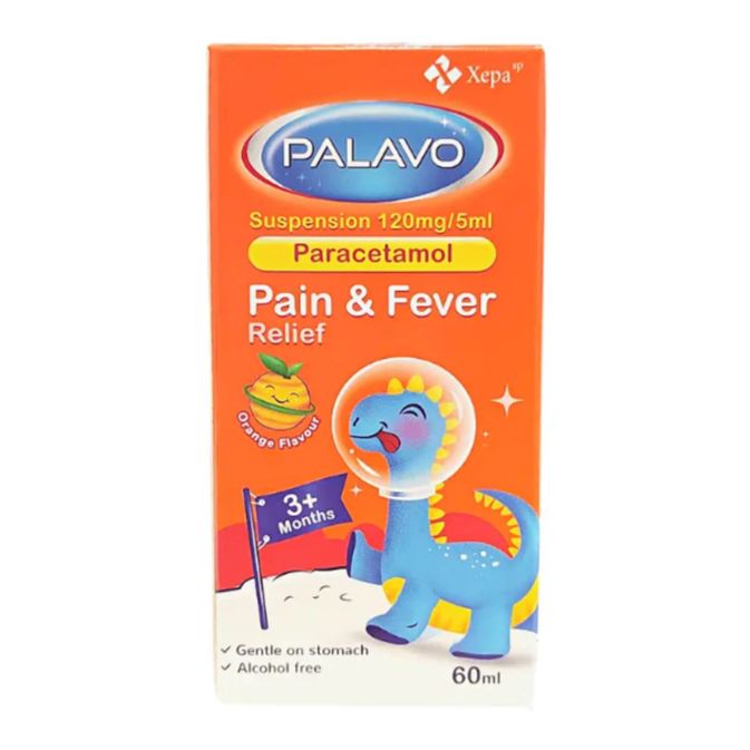Xepa Palavo Paracetamol Suspension 120mg/5ml 60ml (Exp : Nov 2024 ...