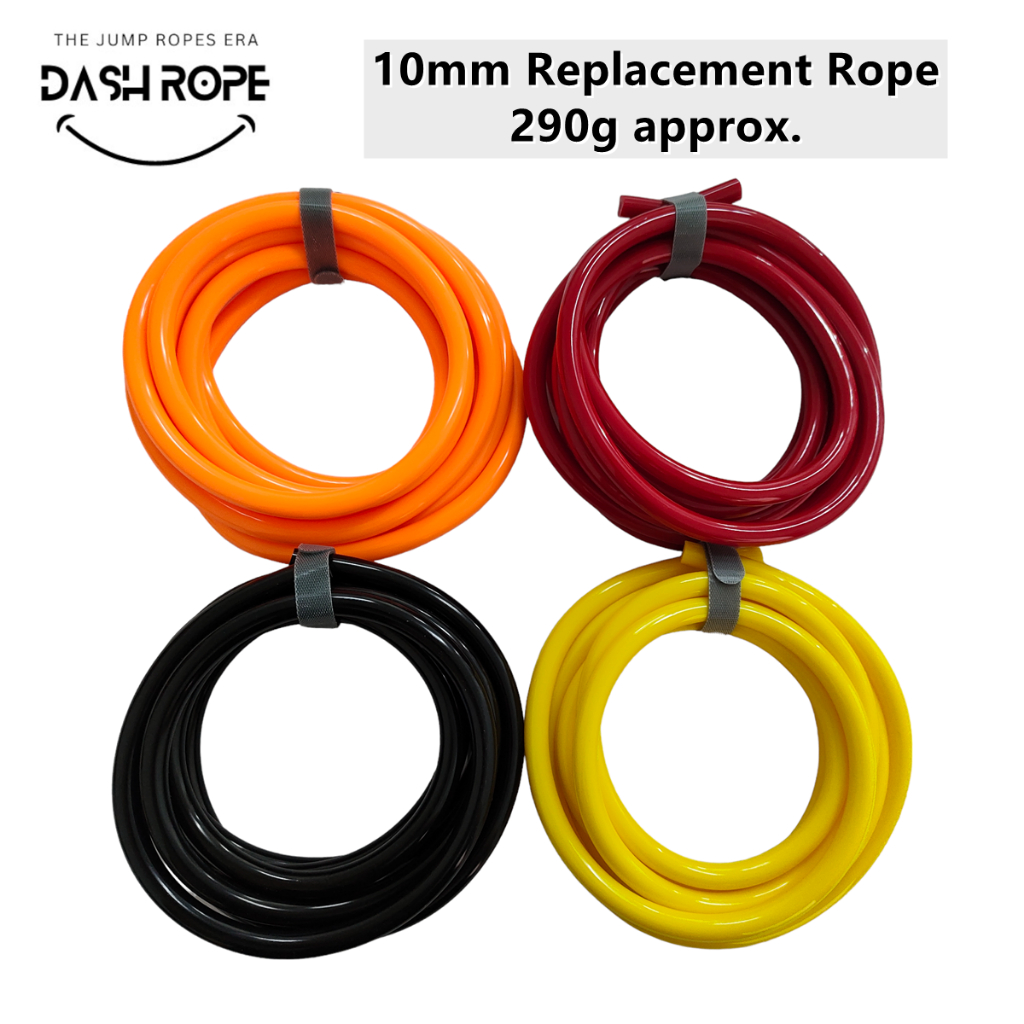 DASH ROPE 10mm Replacement Rope Tali Lompat Berat Heavy Weighted ...